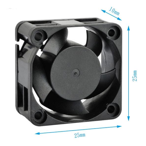 Double ball bearing cooling fan
